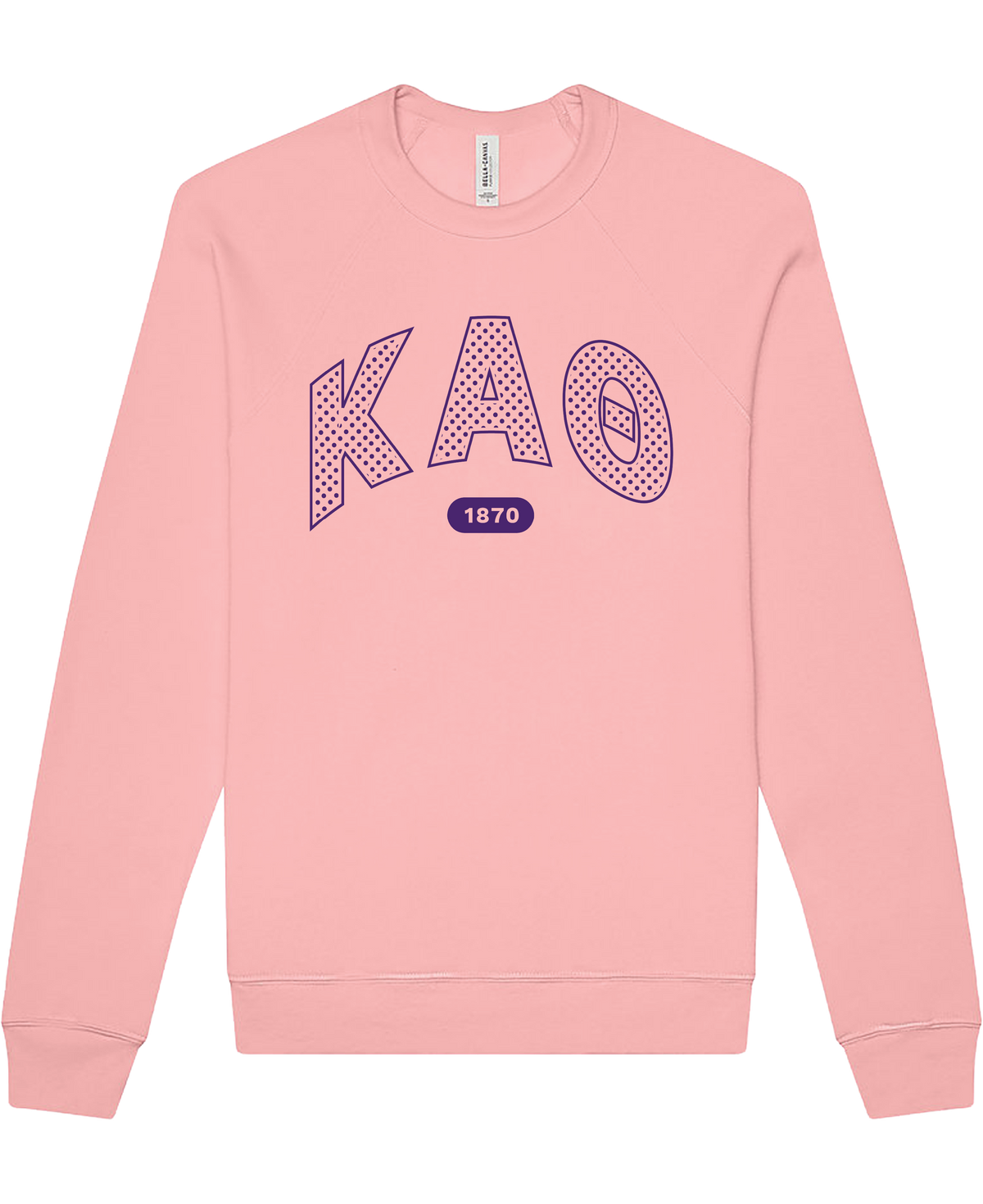 Kappa Alpha Theta Varsity Polka Dot Crewneck