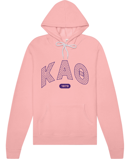 Kappa Alpha Theta Varsity Polka Dot Hoodie