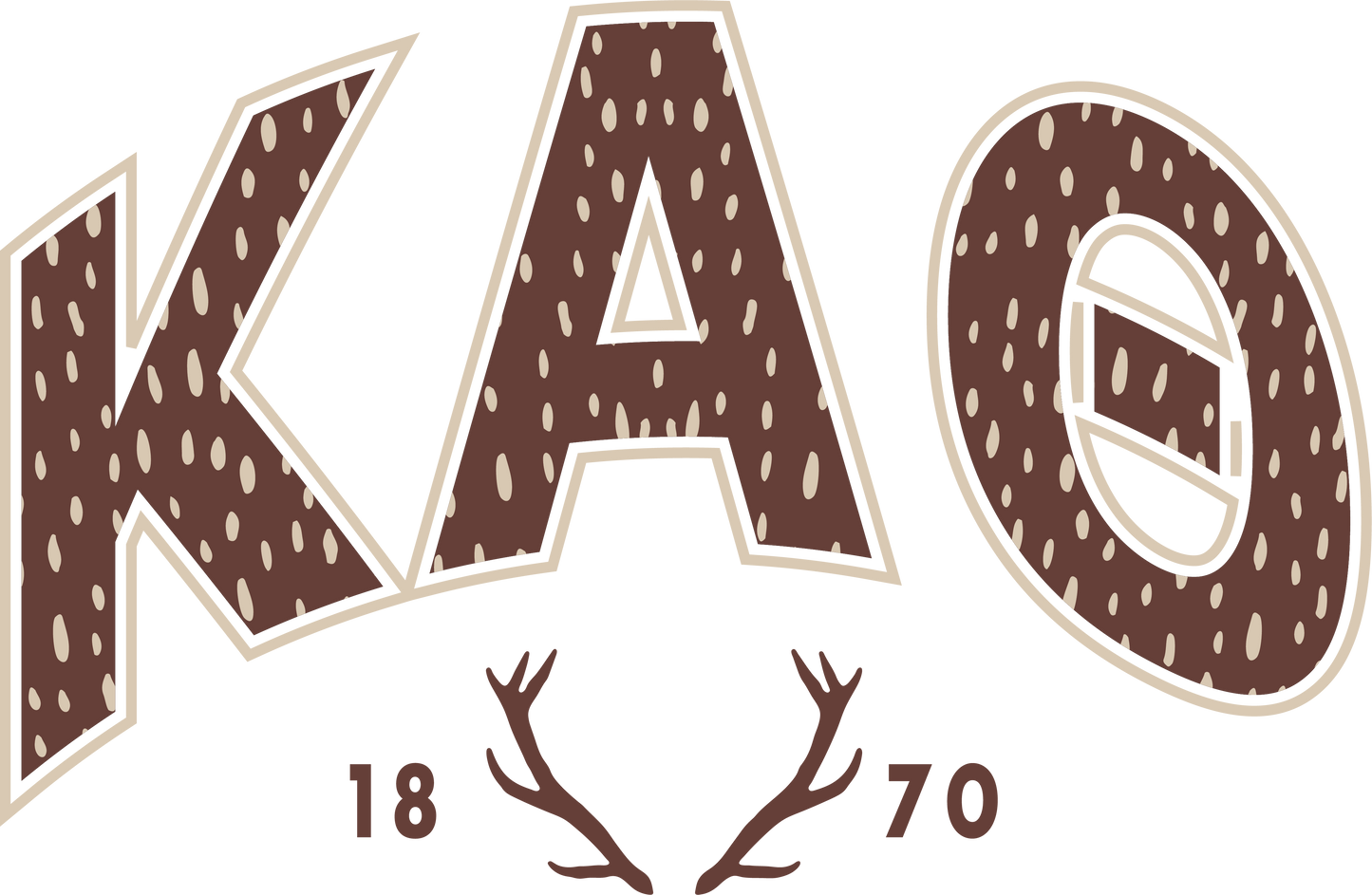 Kappa Alpha Theta Fawn Print Varsity Hoodie