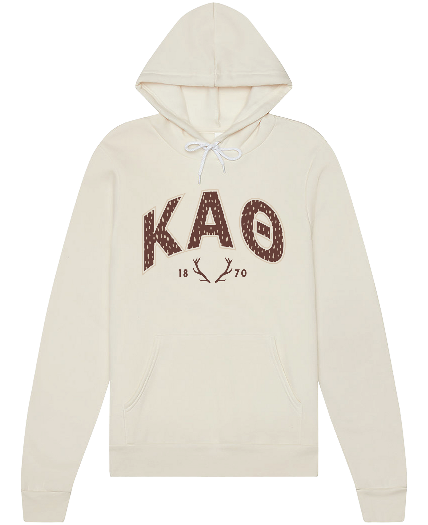 Kappa Alpha Theta Fawn Print Varsity Hoodie