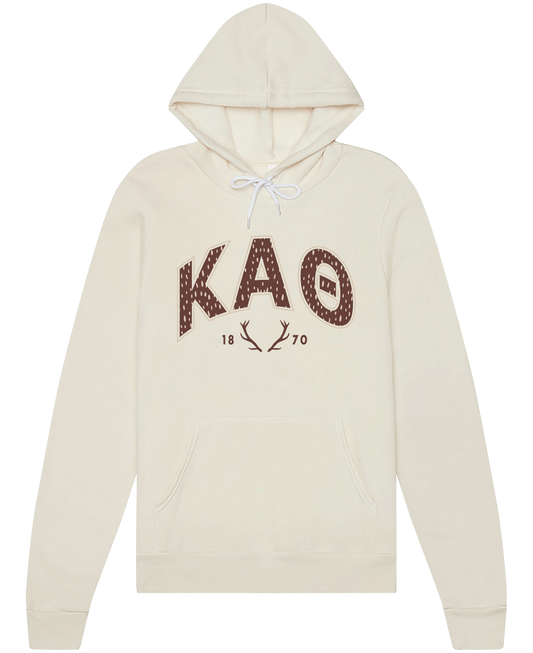 Kappa Alpha Theta Fawn Print Varsity Hoodie