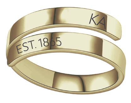Kappa Alpha Year and Letters Rings