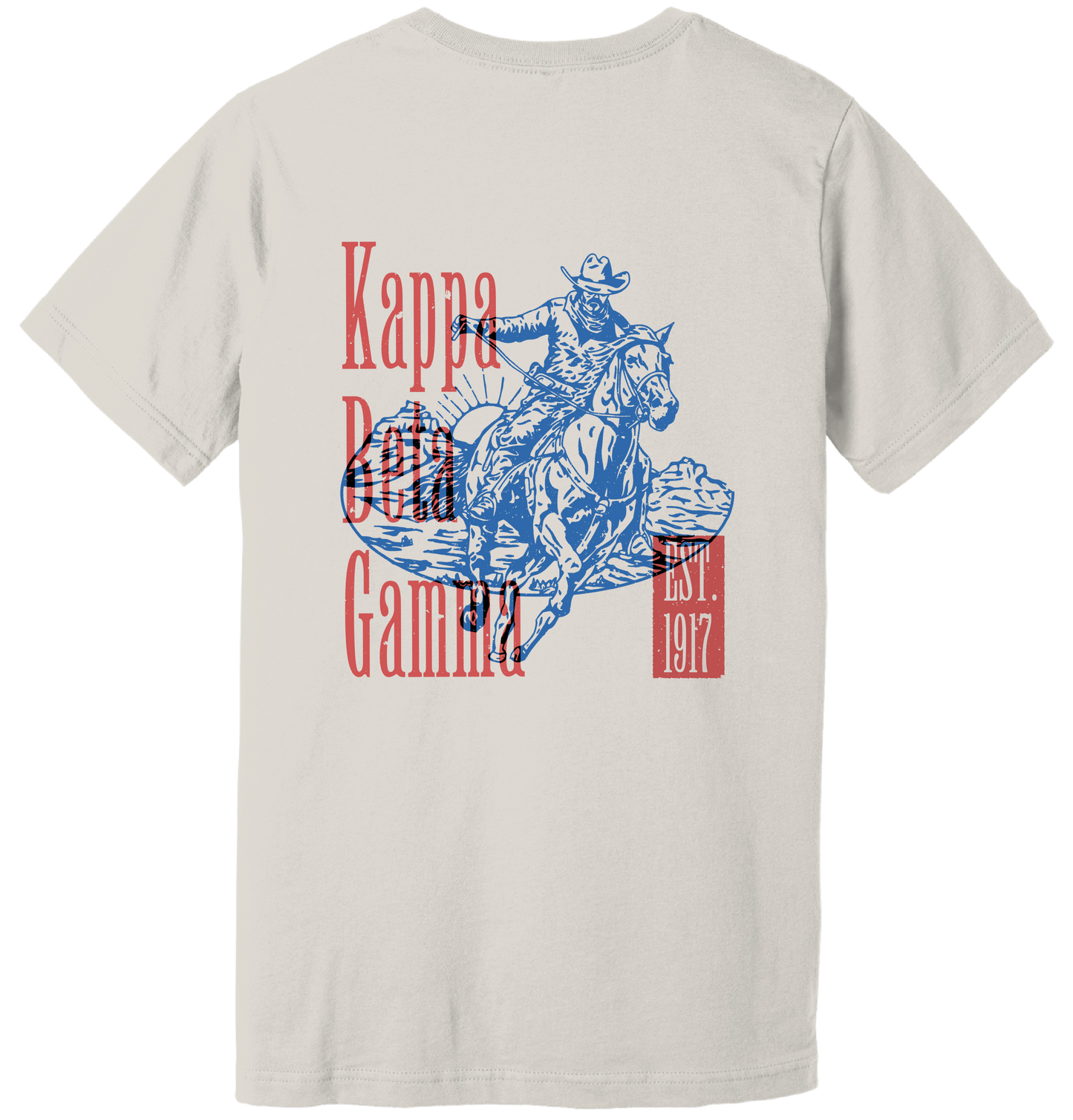 Kappa Beta Gamma Cowboy Graphic T-Shirt