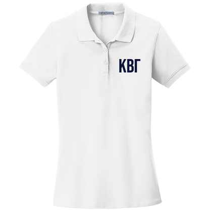 Kappa Beta Gamma Ladies' Embroidered Polo Shirt