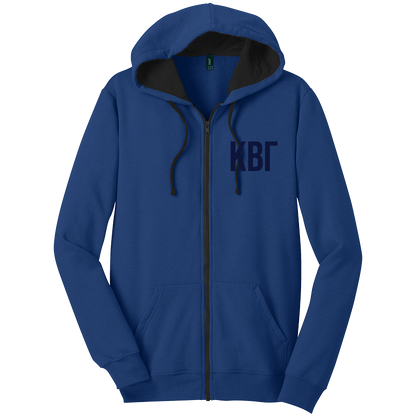 Kappa Beta Gamma Zip-Up Hooded Sweatshirts