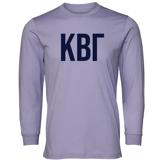 Kappa Beta Gamma Lettered Long Sleeve T-Shirts