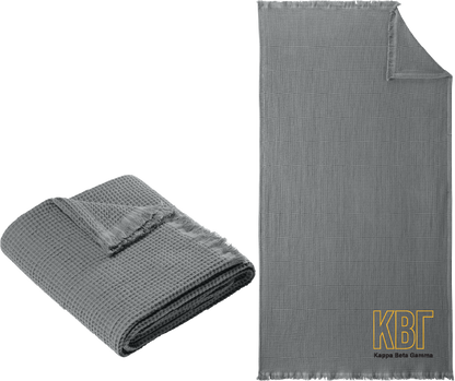 Kappa Beta Gamma Letters and Name Blankets
