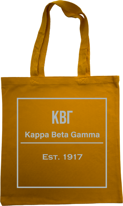 Kappa Beta Gamma Tote Bags