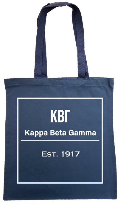 Kappa Beta Gamma Tote Bags