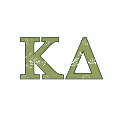 Kappa Delta Applique Letters Crewneck Sweatshirt