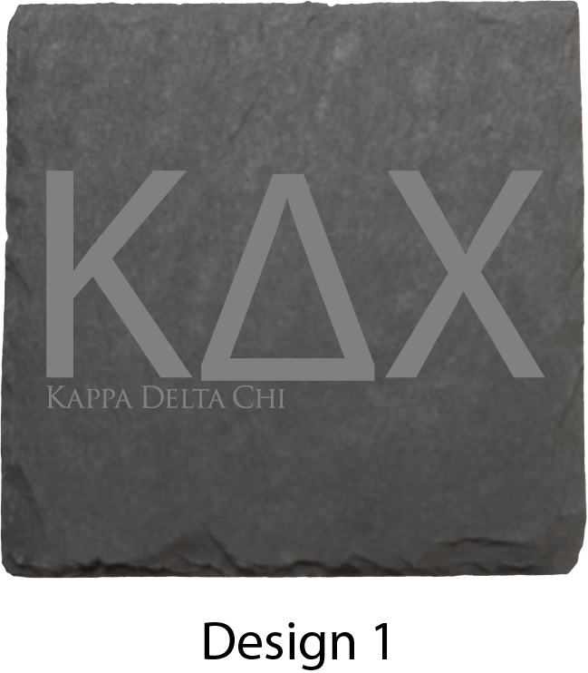 Kappa Delta Chi Stone Coasters - 4-Pack