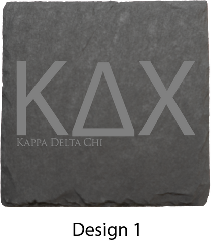 Kappa Delta Chi Stone Coasters - 4-Pack