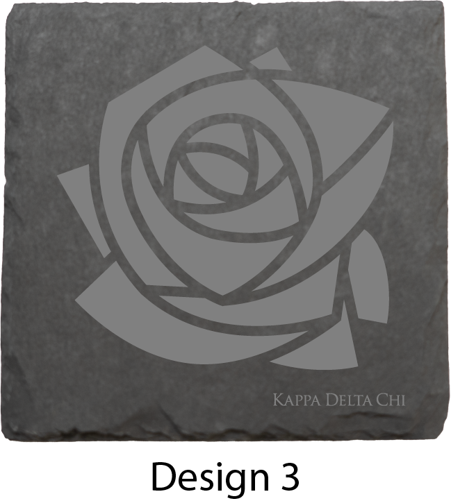 Kappa Delta Chi Stone Coasters - 4-Pack