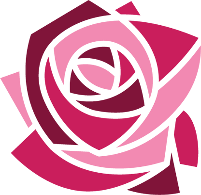 rose design sticker