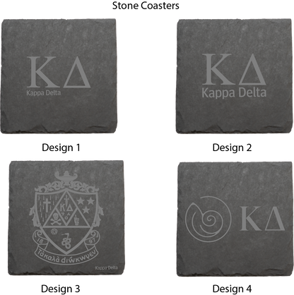 Kappa Delta Stone Coasters - 4-Pack