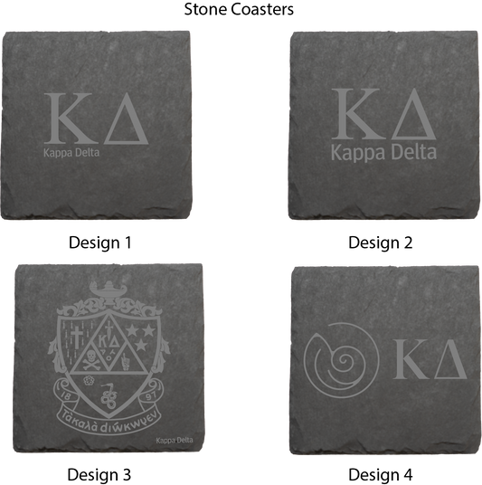 Kappa Delta Stone Coasters - 4-Pack