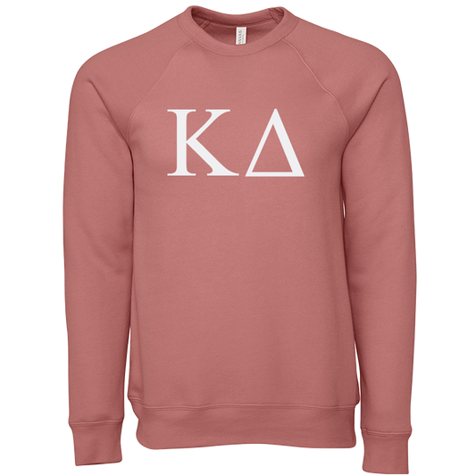 Kappa Delta Lettered Crewneck Sweatshirts