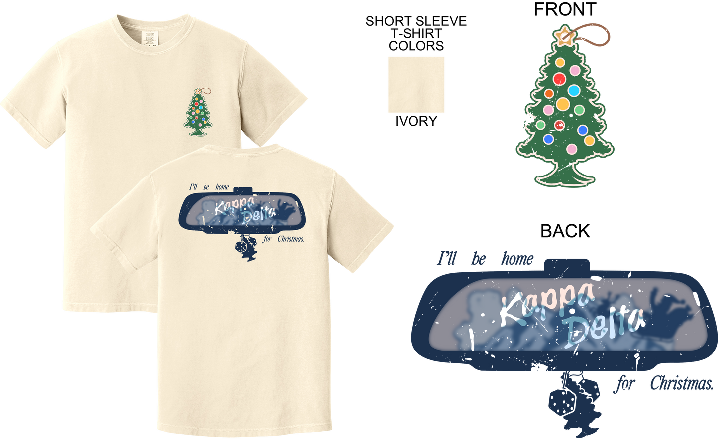 Kappa Delta Holiday Road Trip Graphic Tee