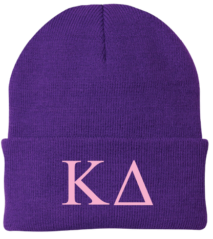 Kappa Delta Lettered Beanies