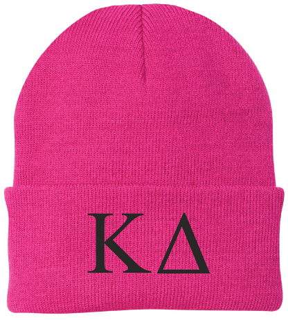 Kappa Delta Lettered Beanies