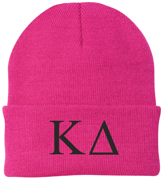 Kappa Delta Lettered Beanies