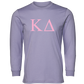 Kappa Delta Lettered Long Sleeve T-Shirts