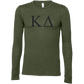 Kappa Delta Lettered Long Sleeve T-Shirts