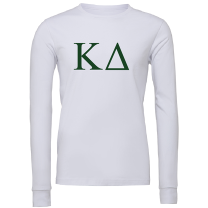 Kappa Delta Lettered Long Sleeve T-Shirts