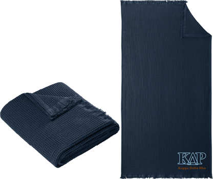 Kappa Delta Rho Letters and Name Blankets