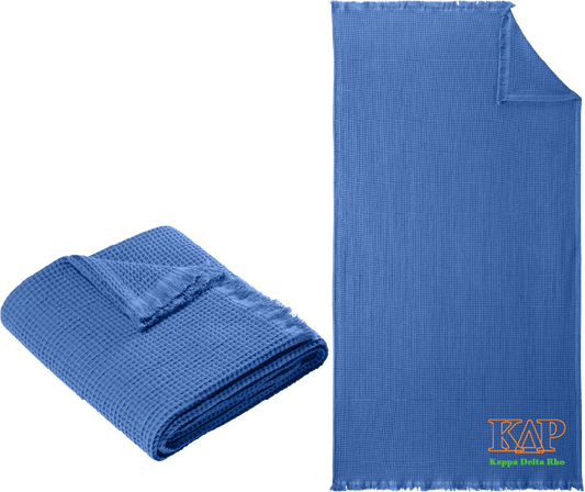 Kappa Delta Rho Letters and Name Blankets