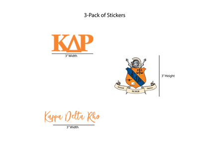 Kappa Delta Rho Stickers