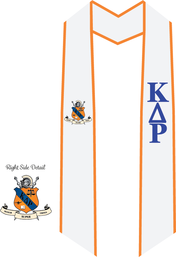 Kappa Delta Rho Graduation Stoles