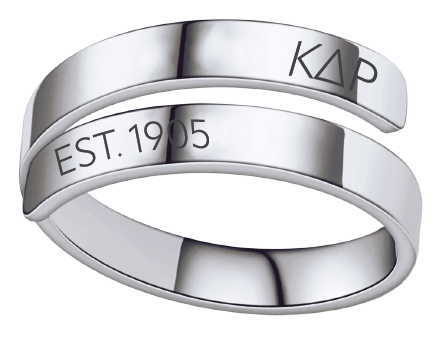 Kappa Delta Rho Year and Letters Rings