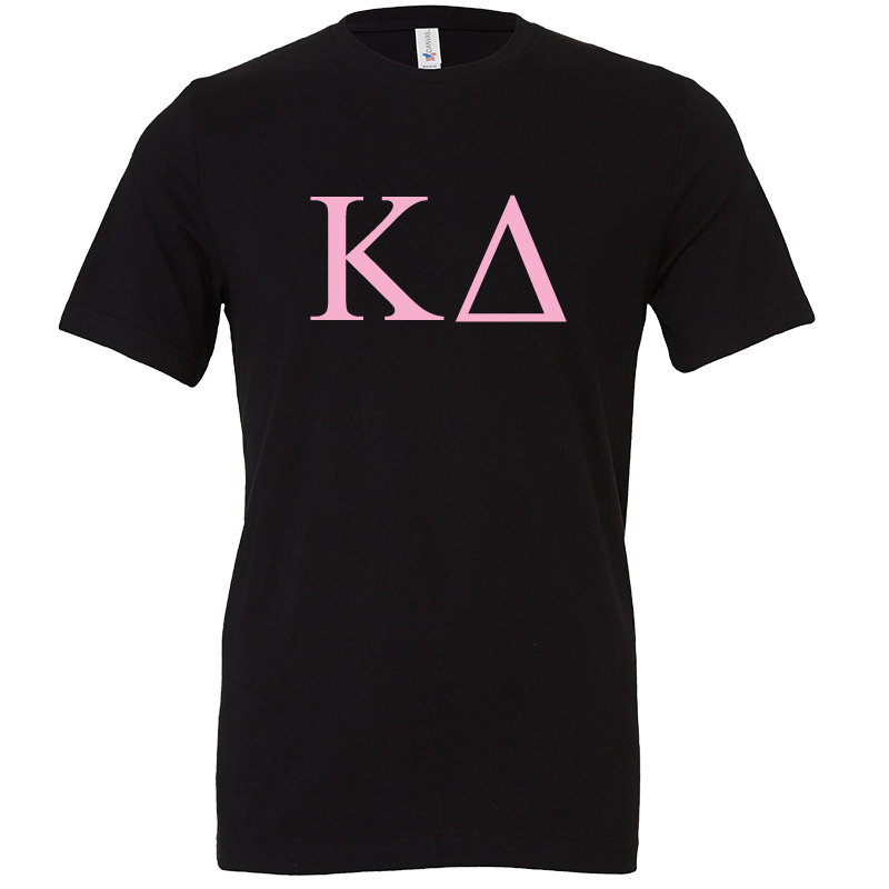 Kappa Delta Lettered Short Sleeve T-Shirts