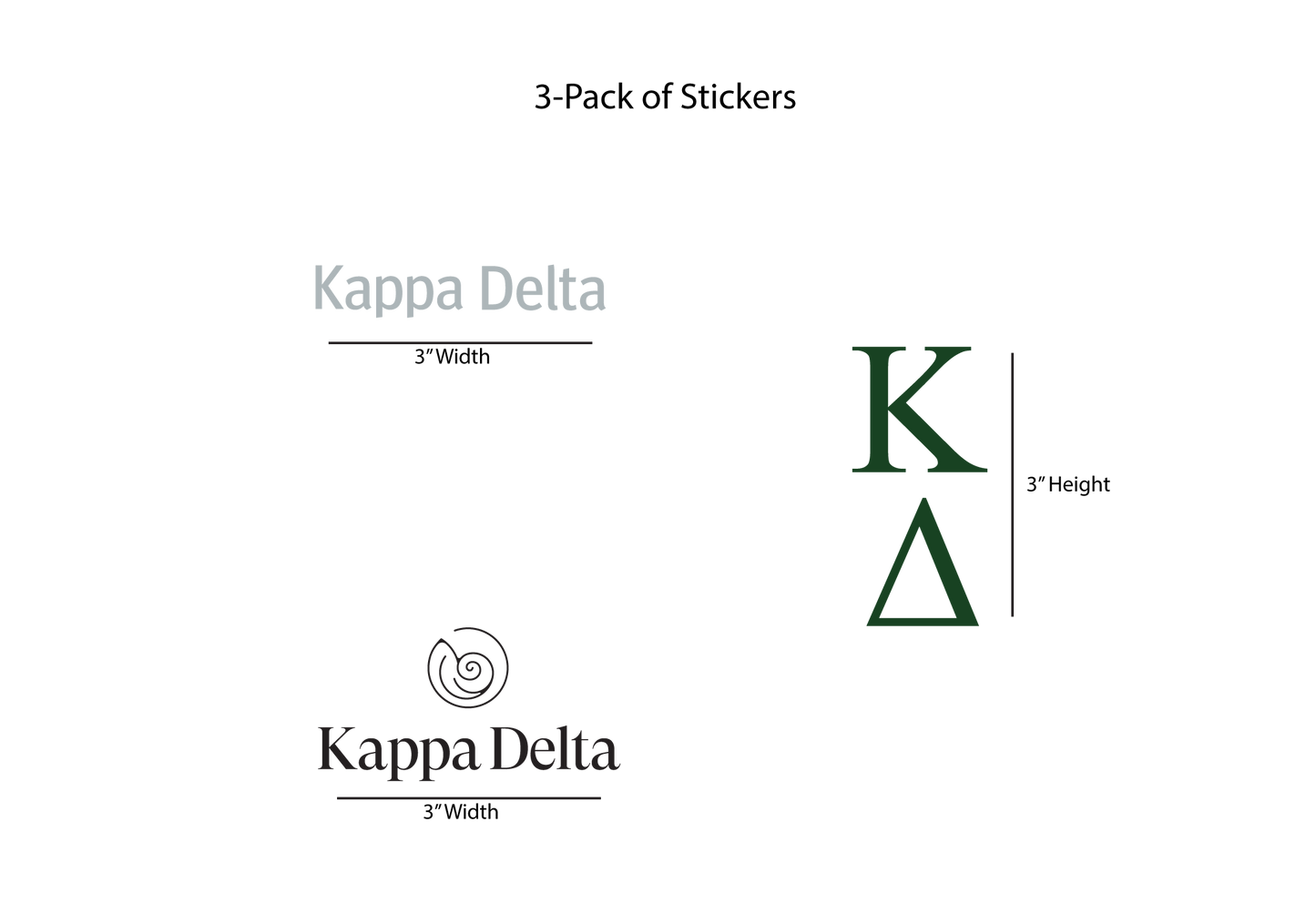 Kappa Delta Stickers