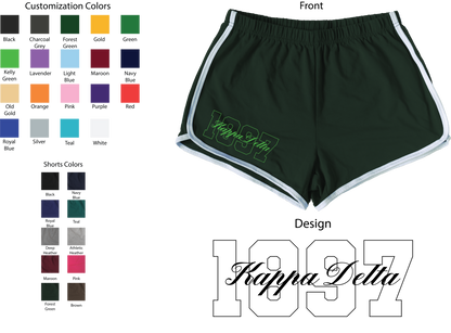 Kappa Delta Year and Name Women's Shorts