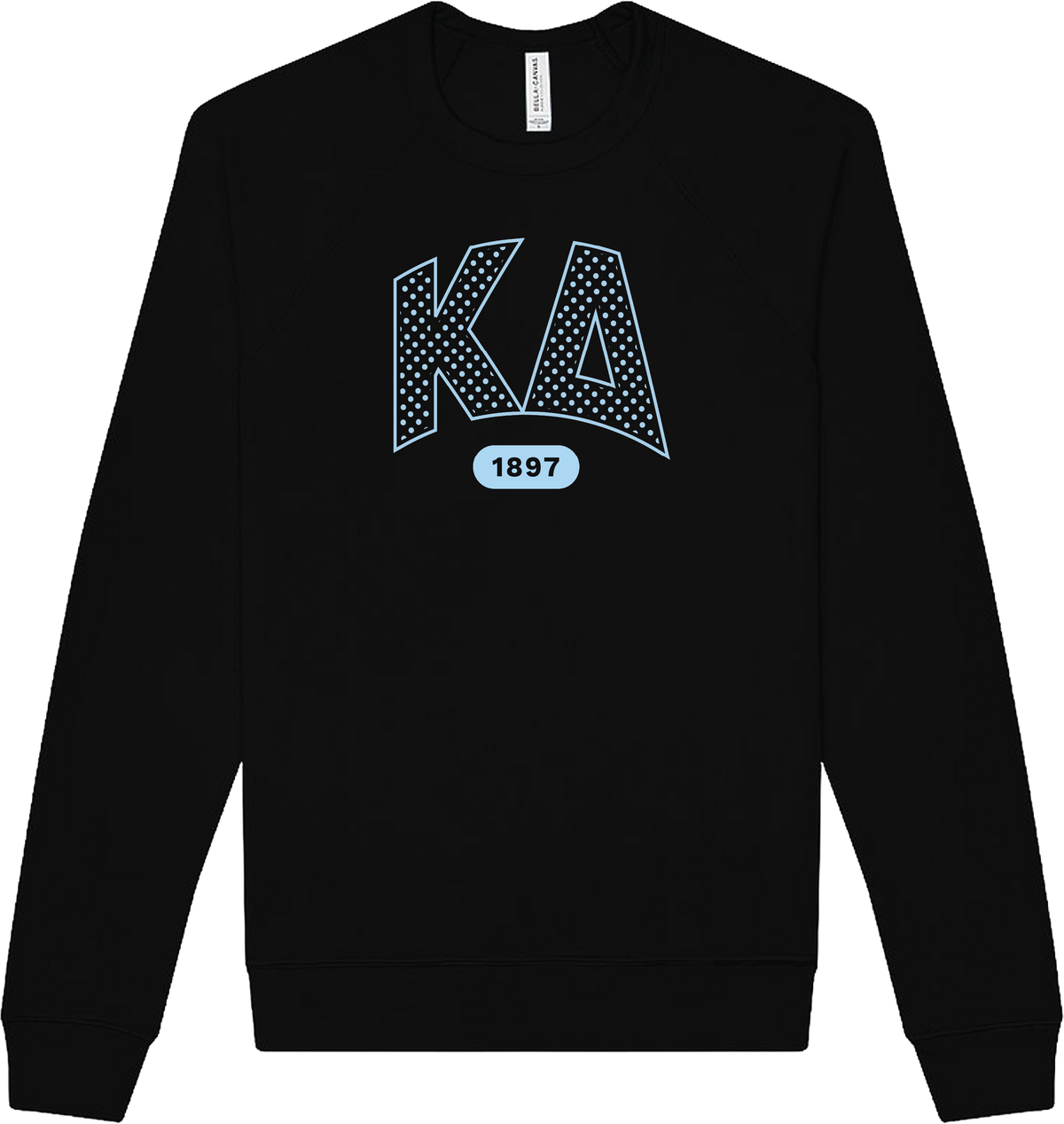 Kappa Delta Varsity Polka Dot Crewneck