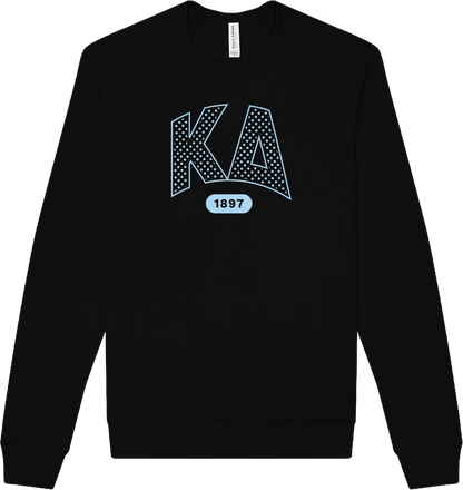 Kappa Delta Varsity Polka Dot Crewneck