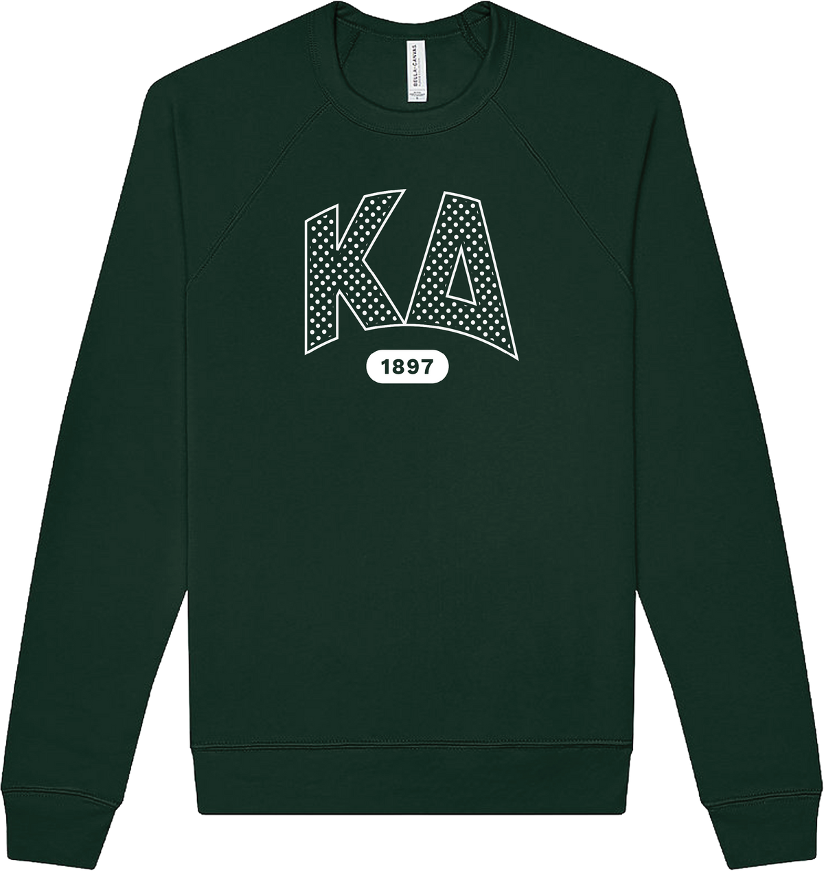 Kappa Delta Varsity Polka Dot Crewneck