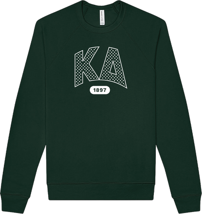 Kappa Delta Varsity Polka Dot Crewneck