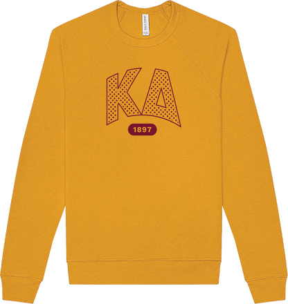 Kappa Delta Varsity Polka Dot Crewneck