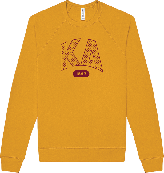 Kappa Delta Varsity Polka Dot Crewneck