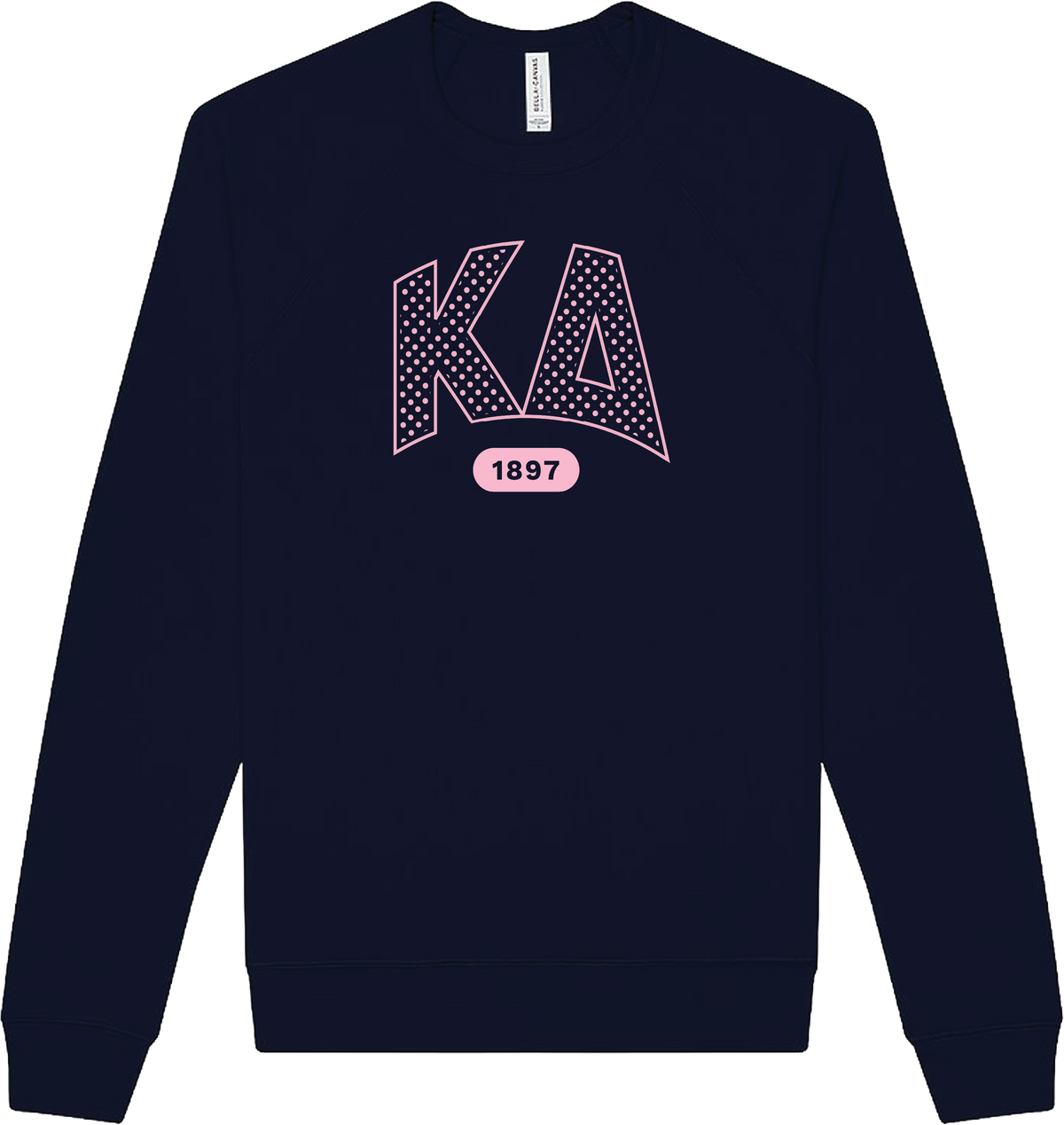 Kappa Delta Varsity Polka Dot Crewneck