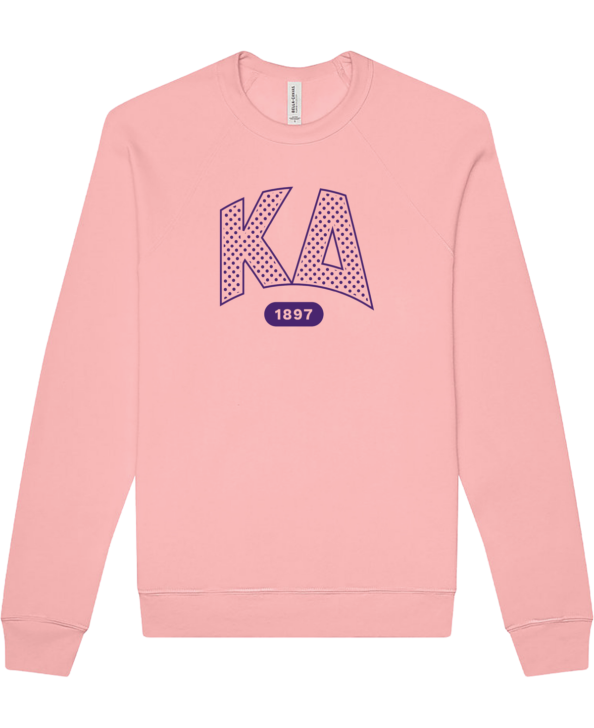 Kappa Delta Varsity Polka Dot Crewneck