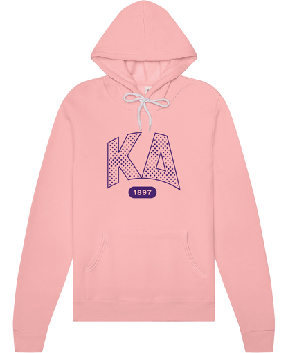 Kappa Delta Varsity Polka Dot Hoodie
