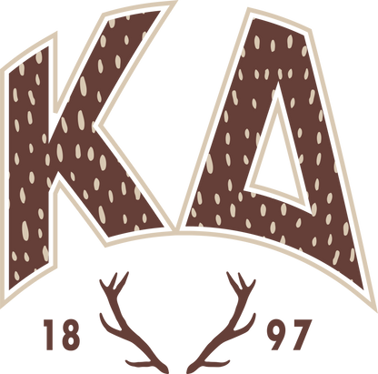 Kappa Delta Fawn Print Varsity Hoodie