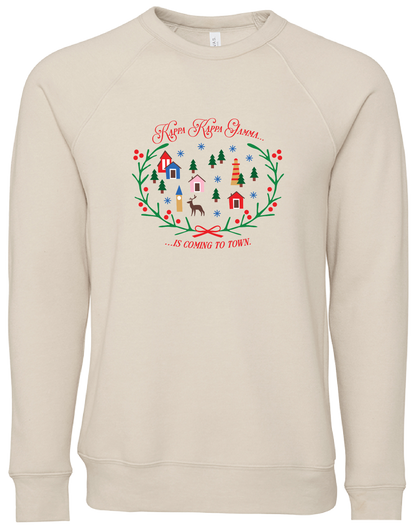 Kappa Kappa Gamma Christmas Village Crewneck