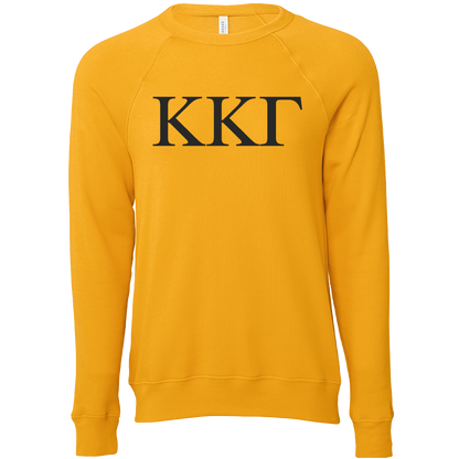 Kappa Kappa Gamma Lettered Crewneck Sweatshirts