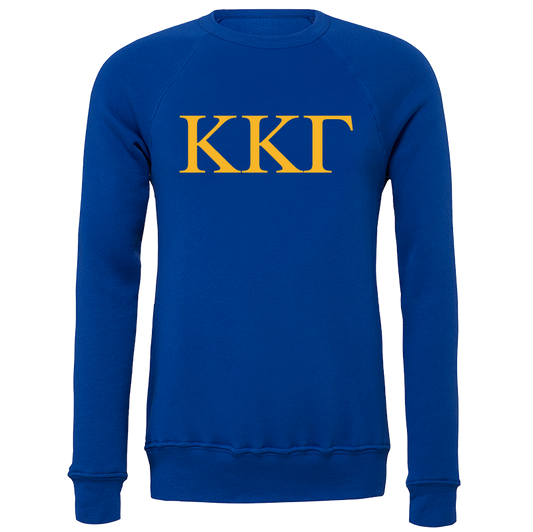 Kappa Kappa Gamma Lettered Crewneck Sweatshirts