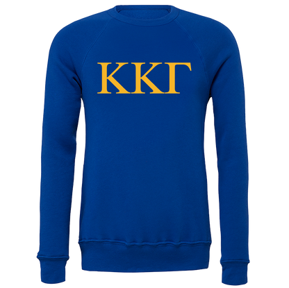 Kappa Kappa Gamma Lettered Crewneck Sweatshirts